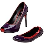 DAVIS by Ruthie Davis Women's Maki/Soy Pump And Ballet Flat Combo