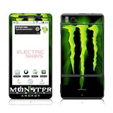 Motorola Droid X Monster Energy Sick Green Logo skins skin kit vinyl decals for your Motorola Droid X Phone