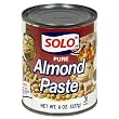 Solo Almond Paste, 8-Ounce Cans (Pack of 4)