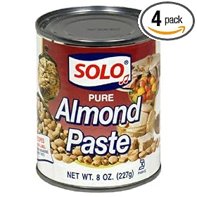 Solo Almond Paste, 8-Ounce Cans (Pack of 4)