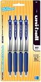Uniball Signo Gel RT Retractable Roller Ball Gel Pen 4 Pack Blue