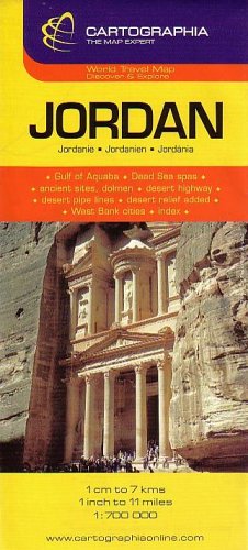 City Travel Guides Discounted  Books : Jordan Map