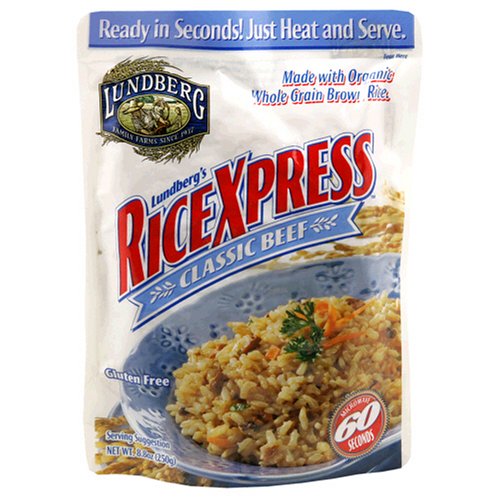 Lundberg Classic Beef RiceXpress, 8.8-Ounce Units (Pack of 12)