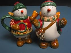 Debbie Mum Snow Angel Village Sugar & Creamer