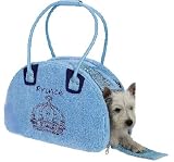 Designer Blue Prince Royalty Style Pet Carrier