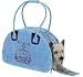 Pet Supplies : Designer Blue Prince Royalty Style Pet Carrier