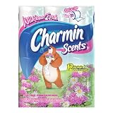 Charmin Bathroom Tissue with Wildflower Fresh Scent, 12 Big Rolls, 300 1-Ply Sheets per Roll