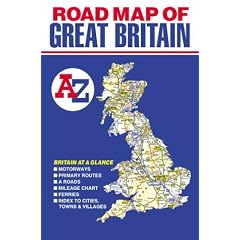 Great Britain Road Map (A-Z Road Maps & Atlases)
