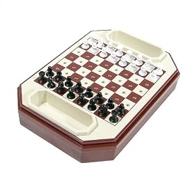 Family Games Pocket Play Chess and Checkers Set by Family Games