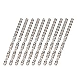 uxcell ツイスト ドリル ビット 4.8mm ストレート シャンク 10個