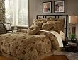 Cal King Size Comforter Set - 14 Piece Set In Hopscotch Pattern - 82eq714hop