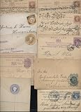 Produkt-Bild: 10 Ganzsachen Indien, dabei Streifband, Jhind, Gwalior, Ceylon ab 1891