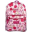 Trail Maker Pink / Purple Spring Flowers Pattern Daypack Backpack / School Bag
