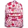 Trail Maker Pink / Purple Spring Flowers Pattern Daypack Backpack / School Bag