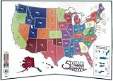 50 State Quarter Display Map Folder