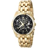 Citizen Mens Eco-Drive Calibre 8700 Gold-Tone Diamond Watch #BL8042-54E by Citizen