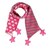 Petforu マフラー　子供用　暖かい　可愛い　3-13歳向け　 (ローズ)