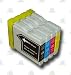 4 Chipped LC1000 Compatible Ink Cartridges for the Brother DCP-750CN Printer from 'The Ink Squid' - 1 x LC1000Bk - Black; 1 x LC1000C - Cyan (Blue); 1 x LC1000M - Magenta (Red); 1 x LC1000Y - Yellow. The Latest Chips, Fully Compatible With Brother DCP and MFC Printers and the Maximum ML Capacity of any Compatible Ink Cartridge.