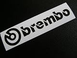 Brembo Racing Decal Sticker (New) Black X 4