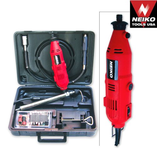 Neiko 40-piece Portable 1 Amp 6-speed Rotary Grinder Tool with Flexible Shaft