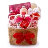 Hearts and Roses Gift Basket for Mom