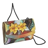 Anuschka Wallet on a String-Tribal Lily