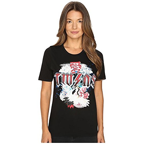 ディースクエアード トップス シャツ Twins Dyed Renny Fit Tee Black [並行輸入品]