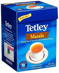 Tetley Tea, Masala, 72-Count Tea Bags (Pack of 3)