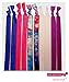 10 Elastic HEADBANDS (Available in LOTS of COLORS) No crease Knotted Ouchless HEADBAND or Stretchy hair ties by Kenz Laurenz