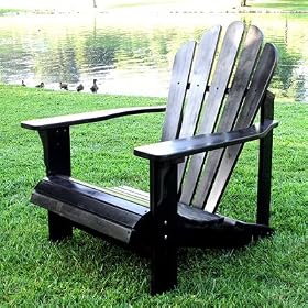 Adirondack Chair In Black by