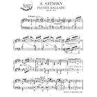 Buy Arensky Pettite Ballade Op. 36, No. 4: Instantly download and print sheet music by Arensky