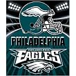 Philadelphia Eagles Light Weight Fleece NFL Blanket (Shadow Series) (50x60")"