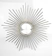 Esquire Starburst Convex Nickel Mirror by Glenna Jean