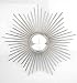 Esquire Starburst Convex Nickel Mirror by Glenna Jean