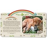 Pet Bereavement Photo Frame Rainbow Bridge Poem