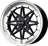 Drag DR-20 Gloss Black Wheel with Machined Lip (15x7/4x100mm)