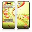 Flower Splash Design Protective Skin Decal Sticker for Samsung Instinct SCH M800 Cell Phone