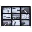 9-Opening Collage Frame - Black Finish (4x6")
