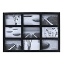 9-Opening Collage Frame - Black Finish (4x6")