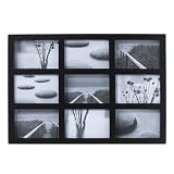 9-Opening Collage Frame - Black Finish (4x6")