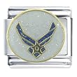 Air Force Symbol Flag Italian Charm Bracelet Bracelet Link