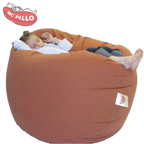 SITZ- UND LIEGESACK MC PILLO - Ø 150cm - ca. 6.200 gr. - Terracotta