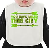 You Have Failed ネクタイを有する有機ビブ Medium