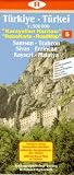  : Ryborsch Karten, T&uuml;rkei: Samsun, Trabzon, Sivas, Erzincan, Kayseri, Malatya. T&uuml;rkisch, deutsch, englisch: East Black Sea Coast - Central Anatolia No. 5