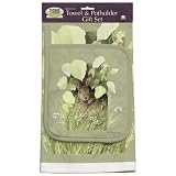 Fiddler'sElbowBunnyRabbitTowel&PotholderGiftSet(BS14)