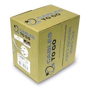 Cables To Go 27353 500 ft CAT5E 350Mhz PVC Cable, Grey