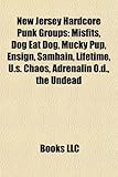 New Jersey Hardcore Punk Groups: Misfits, Dog Eat Dog, Mucky Pup, Ensign, Samhain, Lifetime, U.S. Chaos, Adrenalin O.D., the Undead-