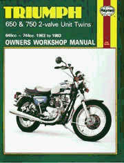 Haynes Triumph 650 & 750 2-Valve Unit Twins (1963-1983)