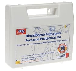 First Aid Only Bloodborne Pathogen Personal Protection Kit With 6 Pc. Cpr Pack, 31-Piece Kit