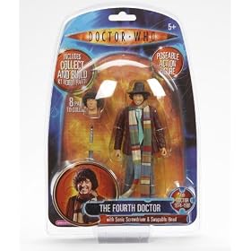 The Fourth Doctor with Sonic Screwdriver & Alternative Head